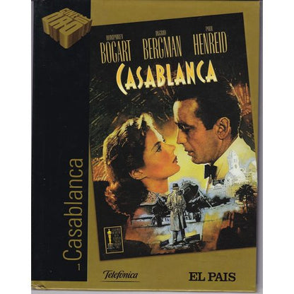 CASABLANCA 1943 EDICION EL PAIS DVD 2005 FORMATO LIBRO CON FOTOS EXCLUSIVAS