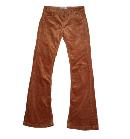 PANTALON TERCIOPELO MARRON ZARA