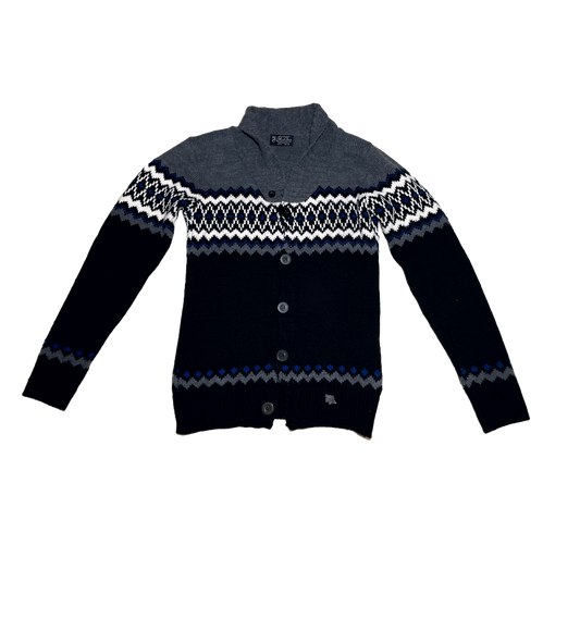 JERSEY DE PUNTO NAVY PULL AND BEAR VINTAGE SOHO PROJECT