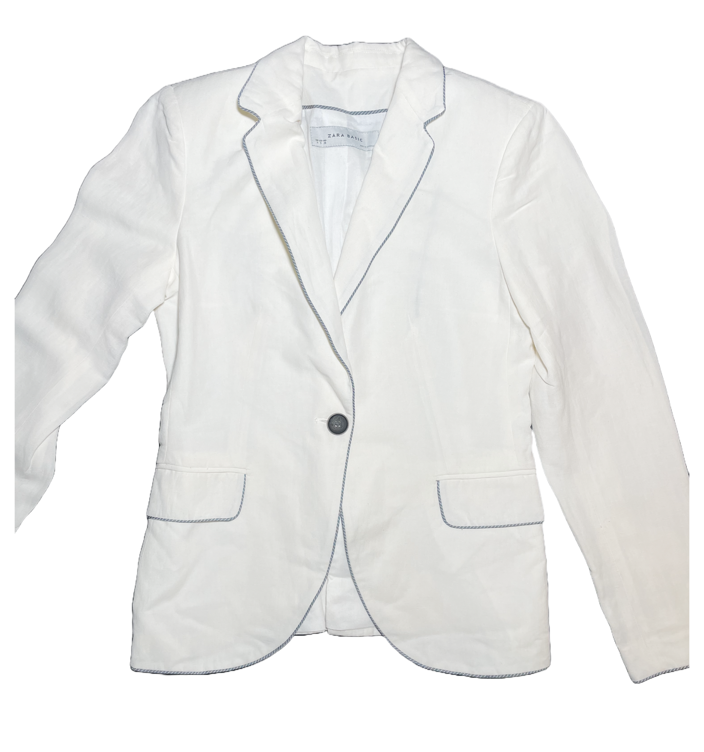 BLAZER BLANCO VINTAGE ZARA