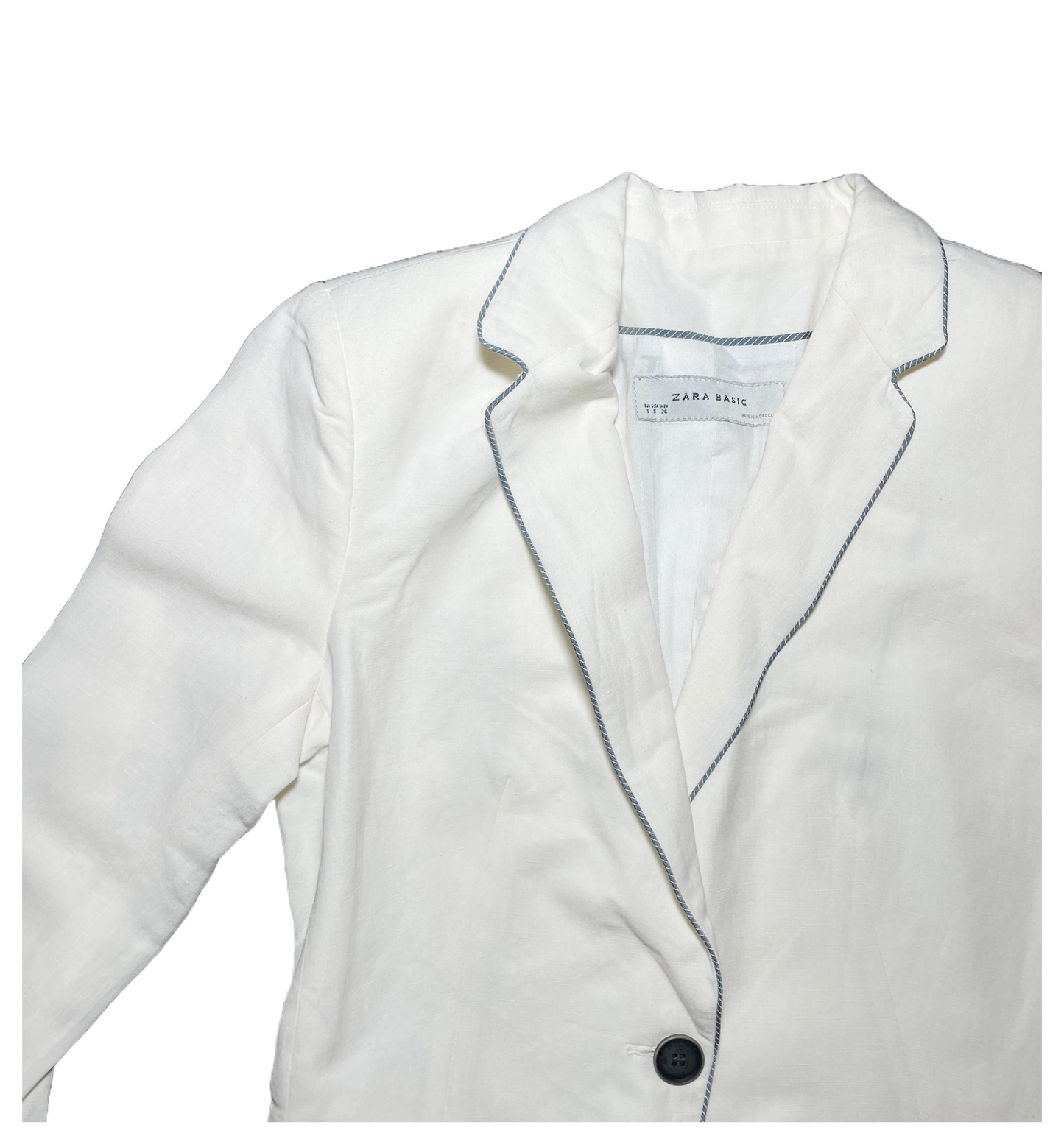 BLAZER BLANCO VINTAGE ZARA