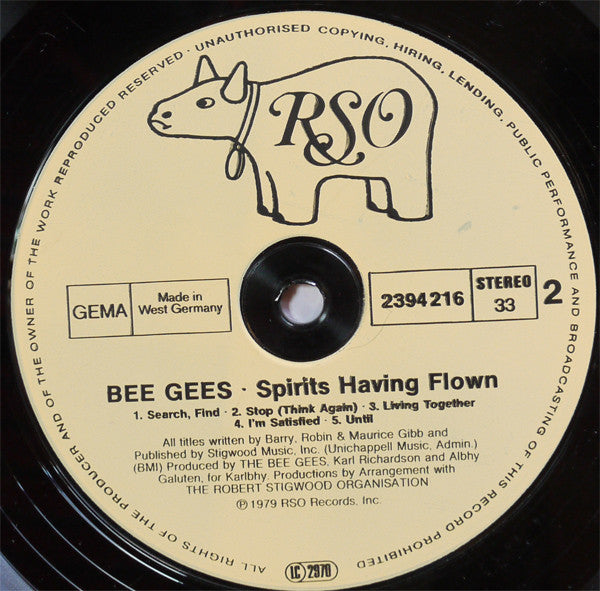 Bee Gees – Spirits Having Flown VINYL