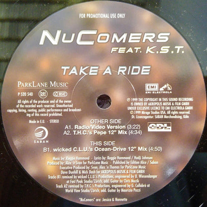 Nucomers Feat. K.S.T. – Take A Ride VINYL