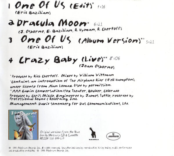 Joan Osborne – One Of Us CD SINGLE