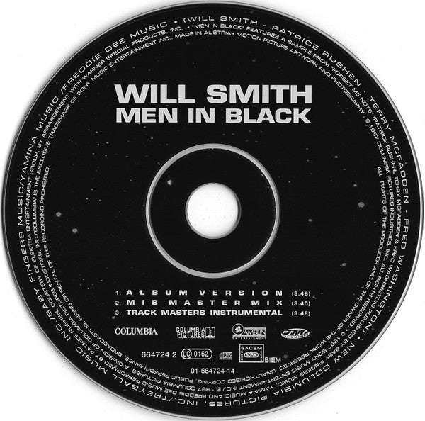 Will Smith – Men In Black CD SINGLE