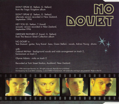 No Doubt – Don't Speak CD SINGLE