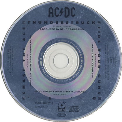 AC/DC – Thunderstruck CD SINGLE ORIGINAL ORIGINAL 1990