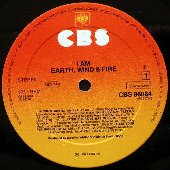 Earth, Wind & Fire – I Am VINYL