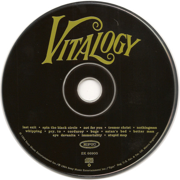 Pearl Jam – Vitalogy CD ALBUM